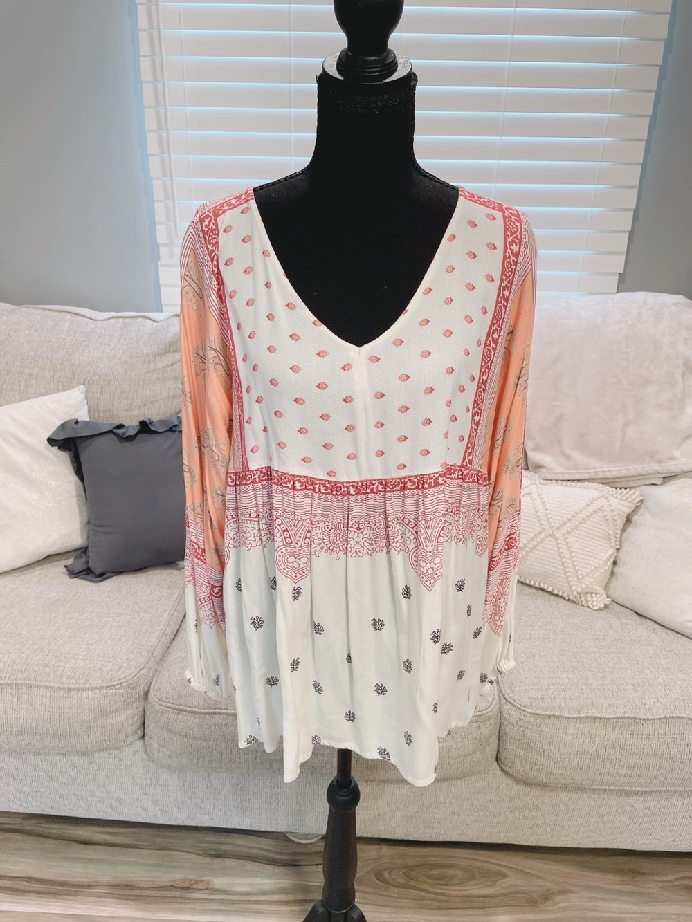 Sundance Oversized Blouse Size M